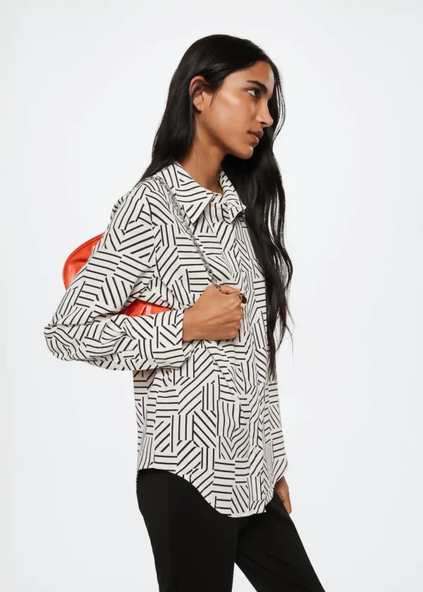 Buttoned flowy shirt - Image 7