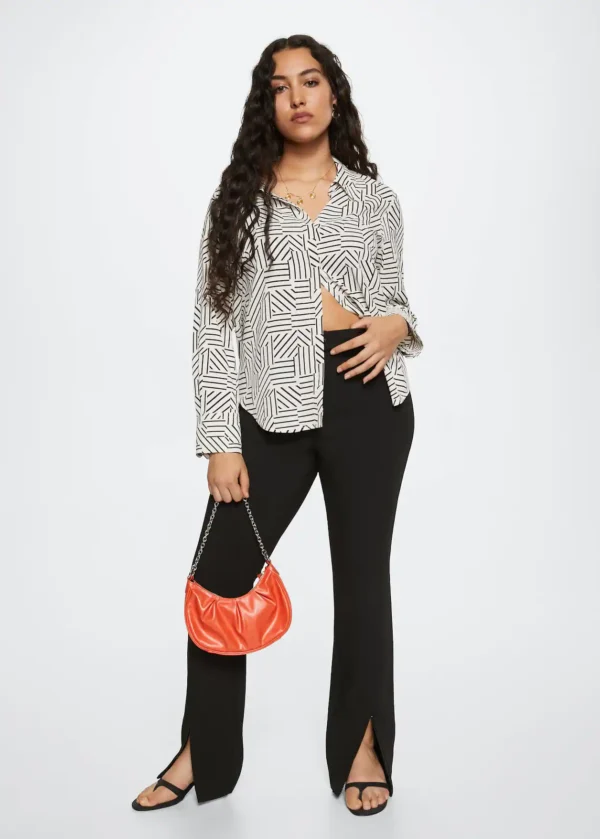 Buttoned flowy shirt - Image 6