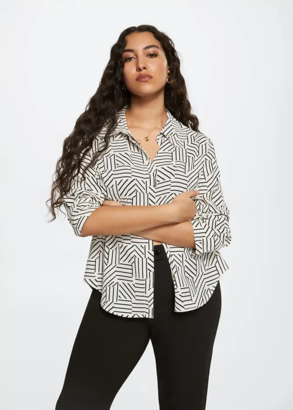 Buttoned flowy shirt - Image 5