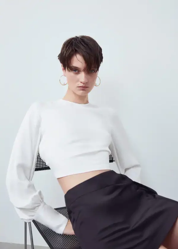 Crop top with open back - Image 4