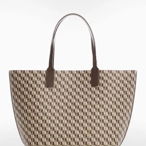 Shopper bag with printed logo