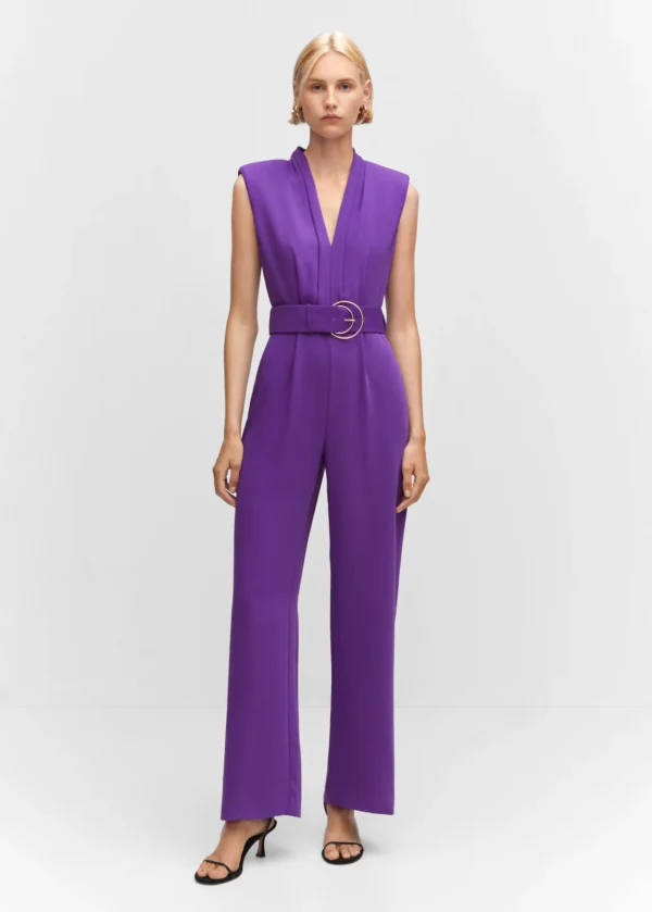 Belt long jumpsuit - Image 2